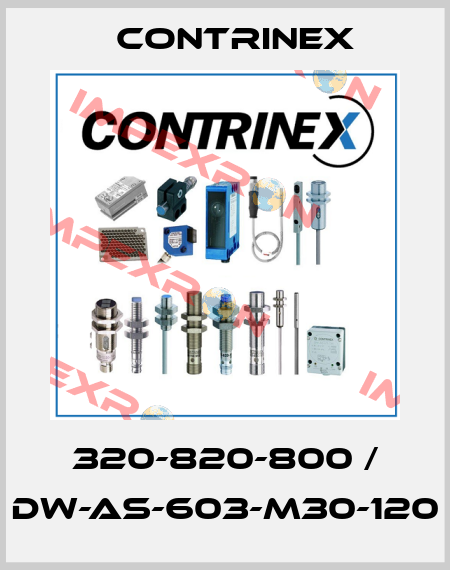 320-820-800 / DW-AS-603-M30-120 Contrinex