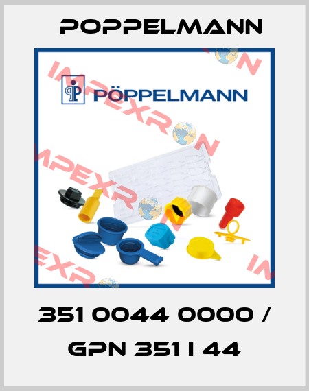 351 0044 0000 / GPN 351 I 44 Poppelmann