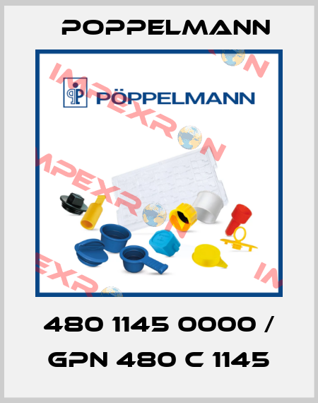 480 1145 0000 / GPN 480 C 1145 Poppelmann