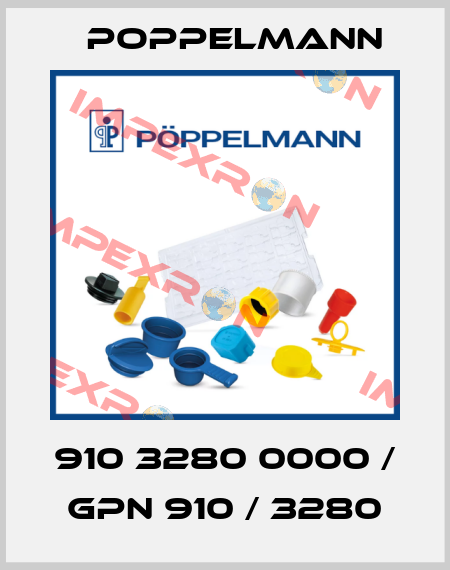 910 3280 0000 / GPN 910 / 3280 Poppelmann