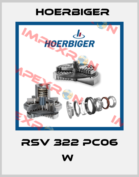 RSV 322 PC06 W  Hoerbiger