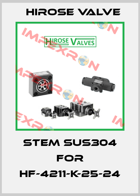 Stem SUS304 for HF-4211-K-25-24 Hirose Valve