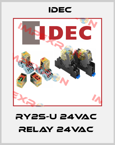 RY2S-U 24VAC  Relay 24VAC  Idec