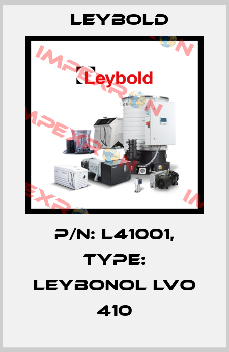 P/N: L41001, Type: LEYBONOL LVO 410 Leybold