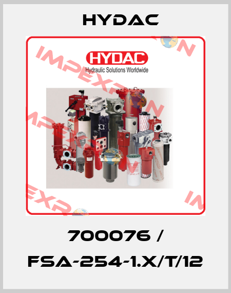 700076 / FSA-254-1.X/T/12 Hydac