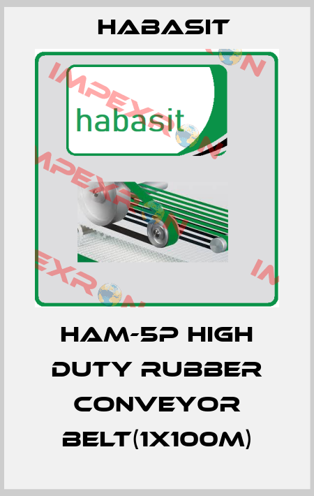 HAM-5P High Duty Rubber Conveyor Belt(1x100m) Habasit