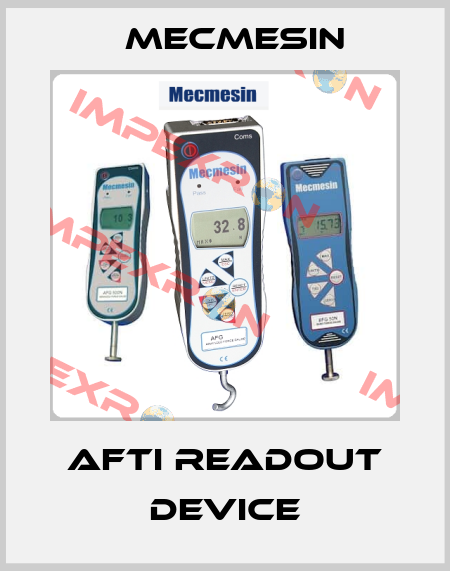 AFTI readout device Mecmesin