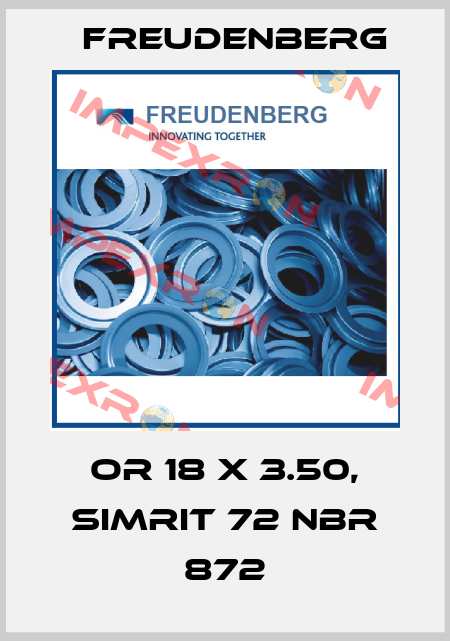 OR 18 X 3.50, SIMRIT 72 NBR 872 Freudenberg