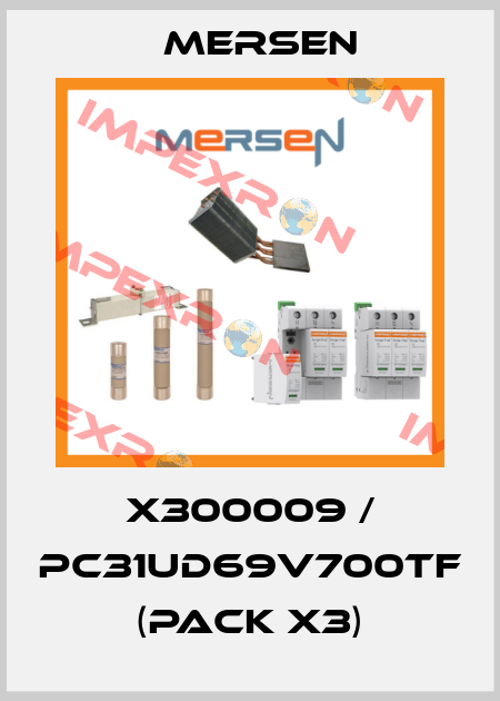 X300009 / PC31UD69V700TF (pack x3) Mersen