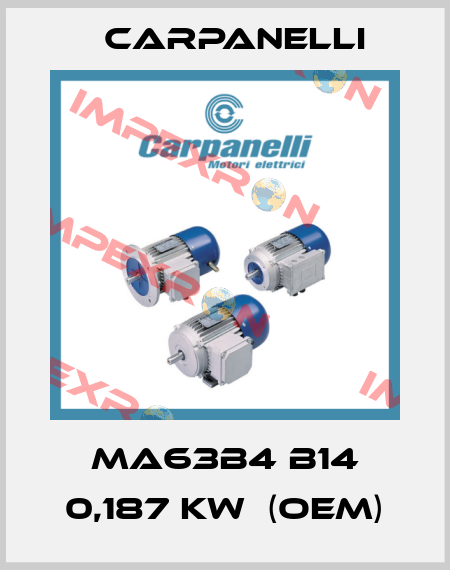 MA63B4 B14 0,187 KW  (OEM) Carpanelli