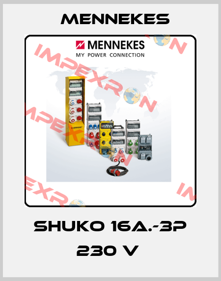 SHUKO 16A.-3P 230 V  Mennekes