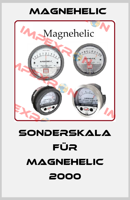 Sonderskala für MAGNEHELIC 2000 Magnehelic