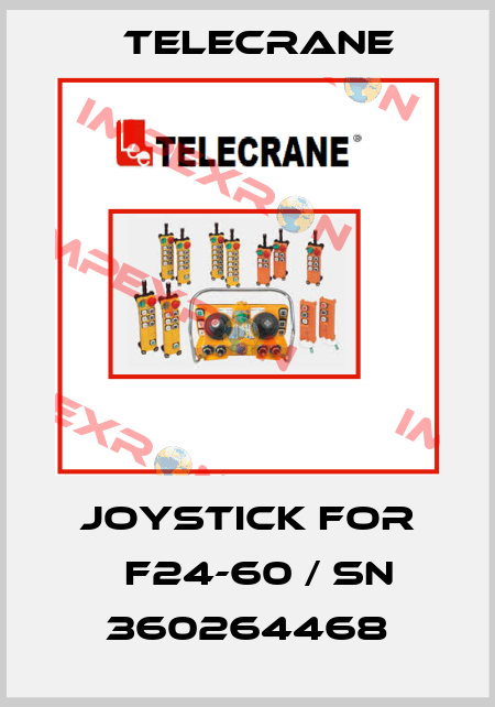 joystick for 	F24-60 / sn 360264468 Telecrane