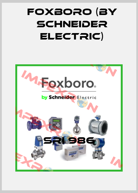 SRI 986 Foxboro (by Schneider Electric)