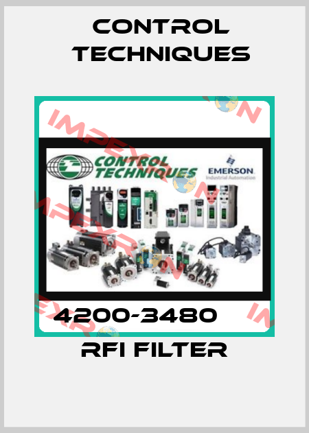   4200-3480  	  RFI Filter Control Techniques