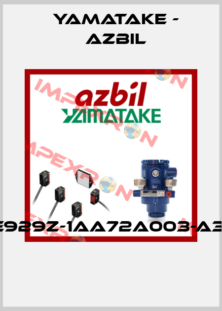 STE929Z-1AA72A003-A3-E9  Yamatake - Azbil