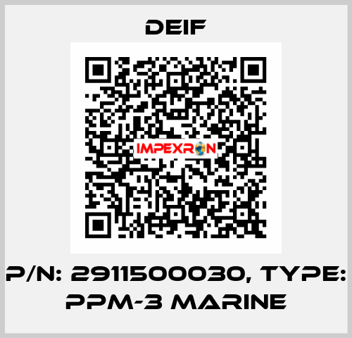 P/N: 2911500030, Type: PPM-3 Marine Deif