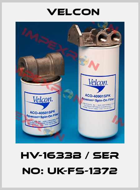 HV-1633B / Ser no: UK-FS-1372 Velcon