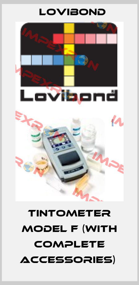 TINTOMETER MODEL F (WITH COMPLETE ACCESSORIES)  Lovibond
