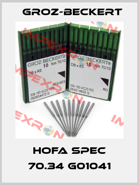 HOFA SPEC 70.34 G01041 Groz-Beckert