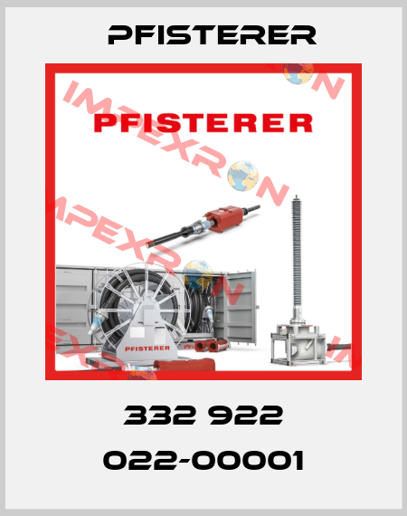 332 922 022-00001 Pfisterer