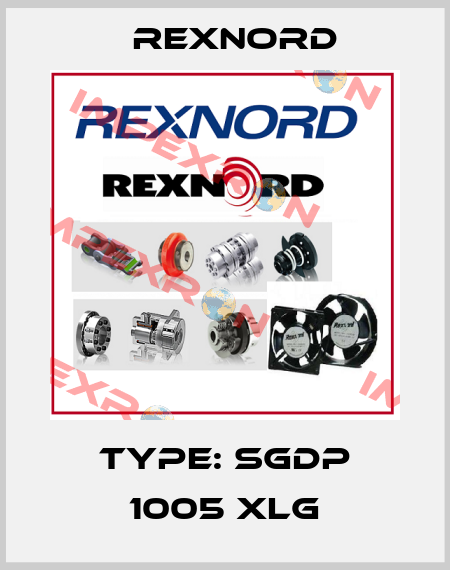 Type: SGDP 1005 XLG Rexnord