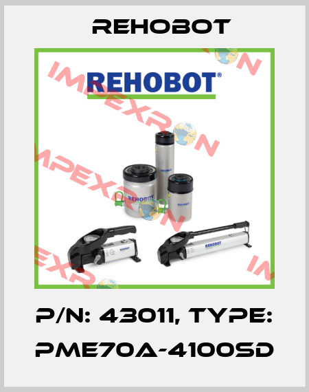 p/n: 43011, Type: PME70A-4100SD Rehobot