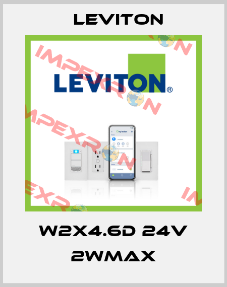 W2x4.6d 24V 2Wmax Leviton