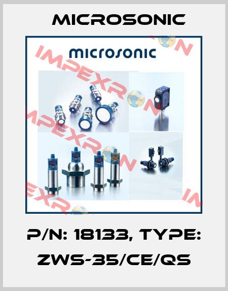 p/n: 18133, Type: zws-35/CE/QS Microsonic