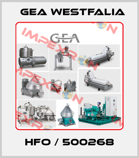HFO / 500268 Gea Westfalia