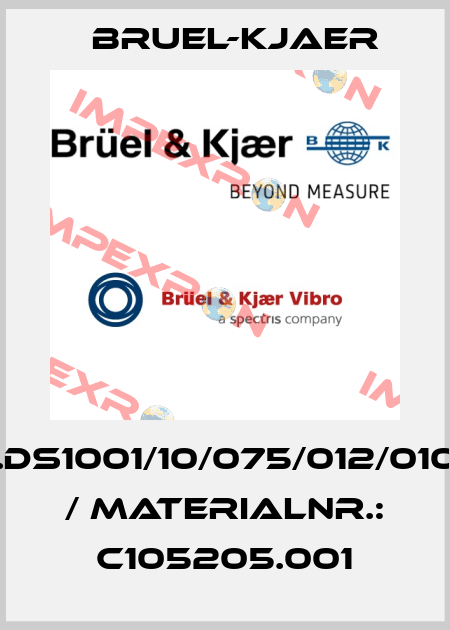 ds822.ds1001/10/075/012/010/000/0 / MaterialNr.: C105205.001 Bruel-Kjaer