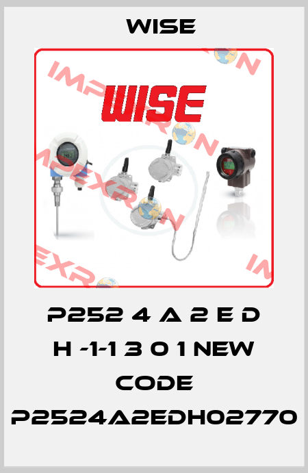 P252 4 A 2 E D H -1-1 3 0 1 new code P2524A2EDH02770 Wise