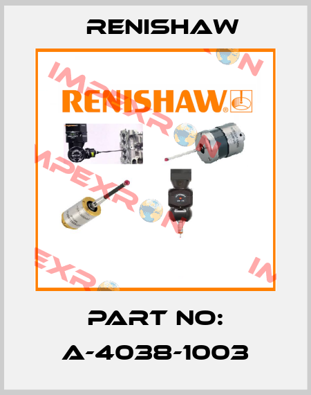 part no: A-4038-1003 Renishaw
