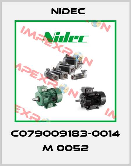C079009183-0014 M 0052 Nidec