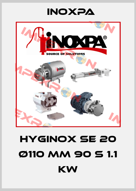 HYGINOX SE 20 Ø110 MM 90 s 1.1 kw Inoxpa