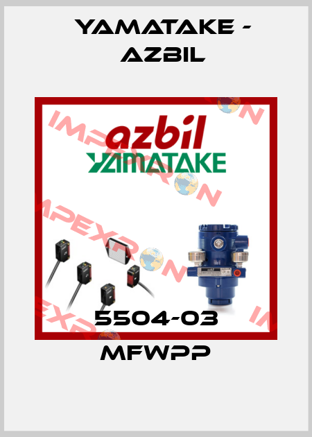 5504-03 MFWPP Yamatake - Azbil