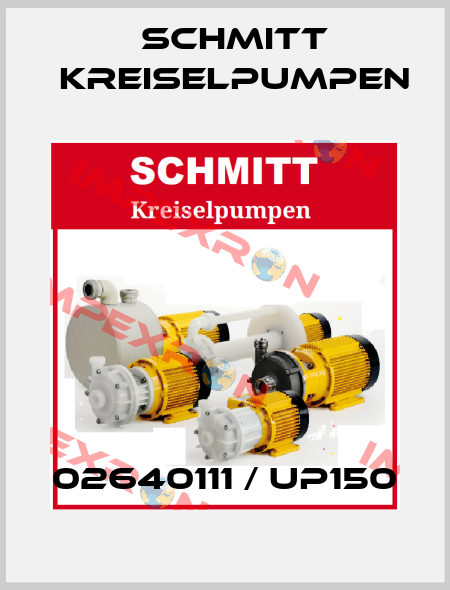 02640111 / UP150 Schmitt Kreiselpumpen