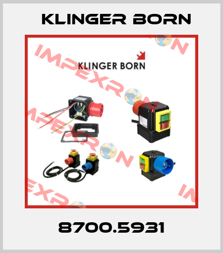 8700.5931 Klinger Born