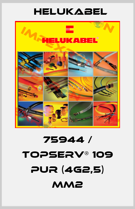 75944 / TOPSERV® 109 PUR (4G2,5) mm2 Helukabel