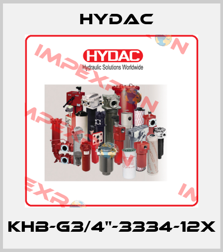 KHB-G3/4"-3334-12X Hydac