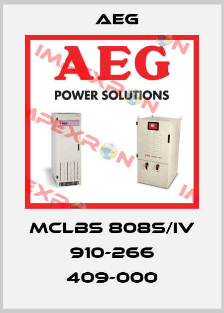 MCLbs 808S/IV 910-266 409-000 AEG