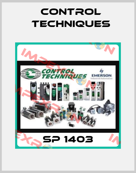 SP 1403 Control Techniques