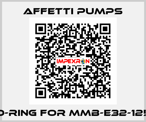 O-ring for MMB-E32-125 Affetti pumps