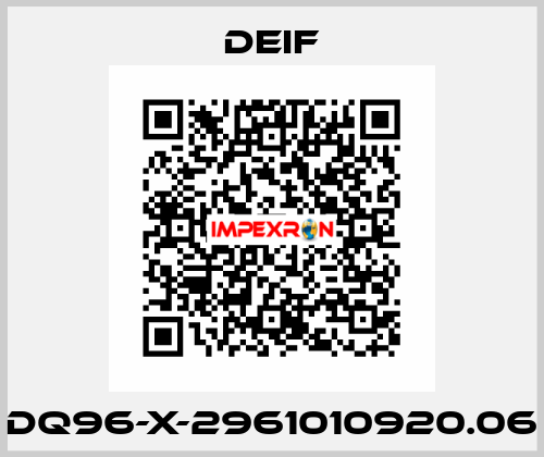 DQ96-X-2961010920.06 Deif