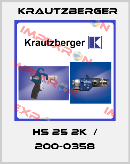 HS 25 2K  / 200-0358 Krautzberger