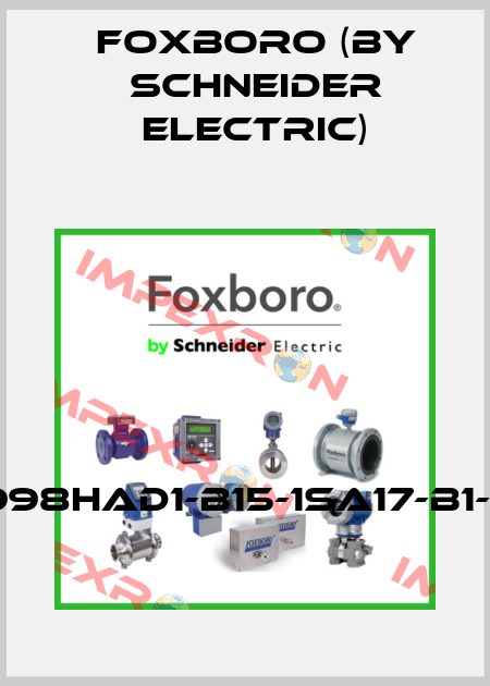 SRD998HAD1-B15-1SA17-B1-EBZG Foxboro (by Schneider Electric)
