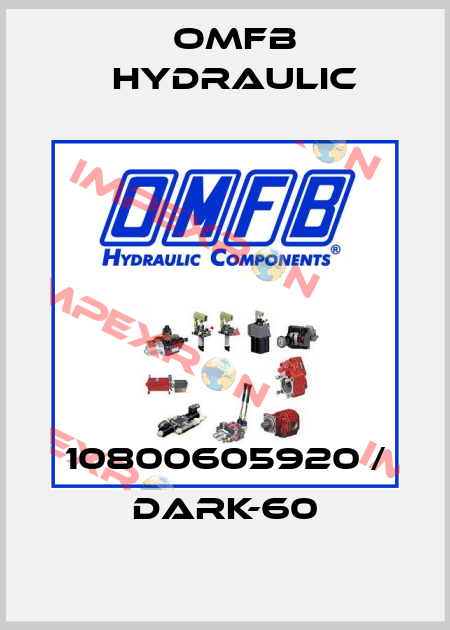 10800605920 / DARK-60 OMFB Hydraulic