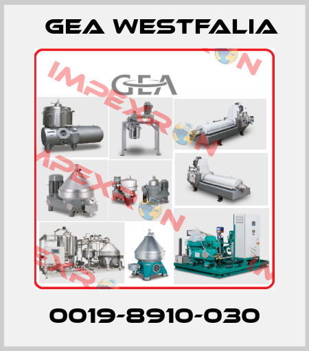 0019-8910-030 Gea Westfalia
