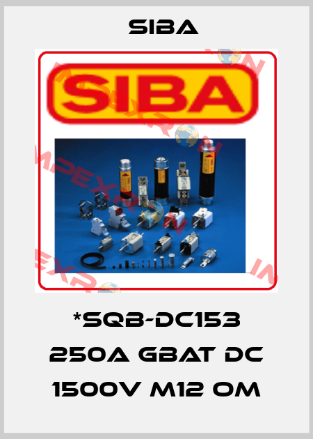 *SQB-DC153 250A gBat DC 1500V M12 oM Siba