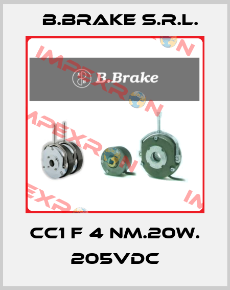 CC1 F 4 Nm.20W. 205VDC B.Brake s.r.l.